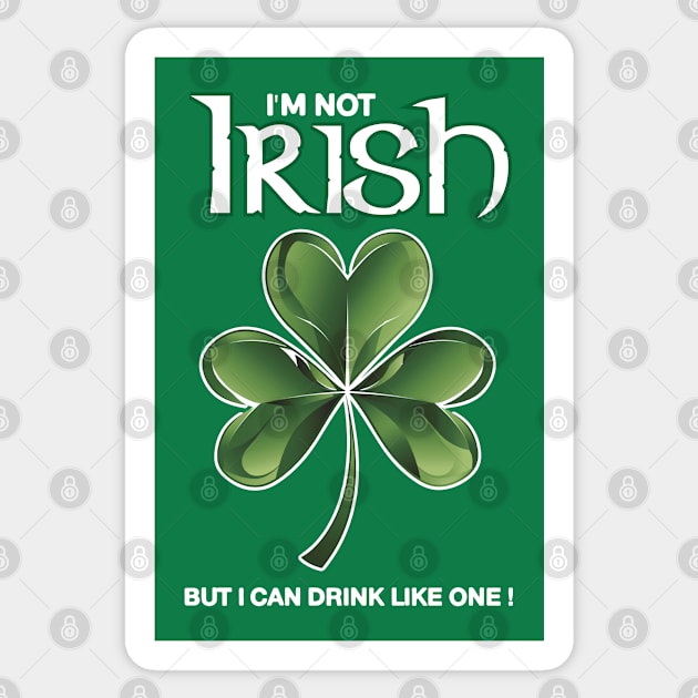 Funny St Patrick's Day Sticker by NineBlack